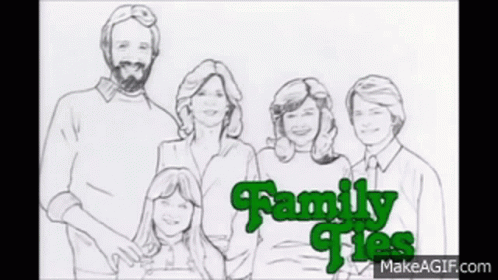 family pics on white paper that is used to make a drawing
