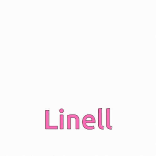 a purple sign reading linell on a white background