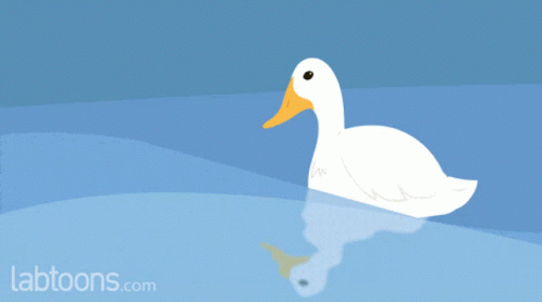 this is a digital painting of a duck