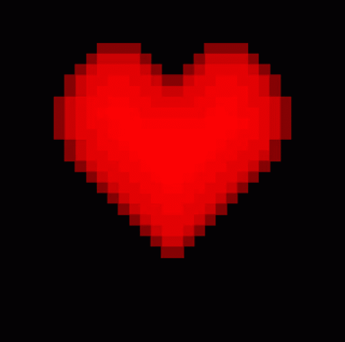 a blue heart shaped in an empty area