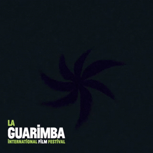 a black screen with the word guarimba written in white in front of a black background