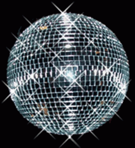 the mirrored sphere is shown on a black background