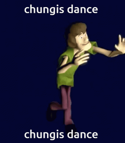 a  running with a tagline that says, chungis dance