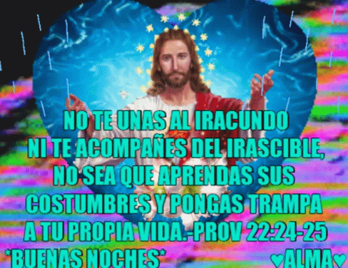 an image of jesus with the text in spanish