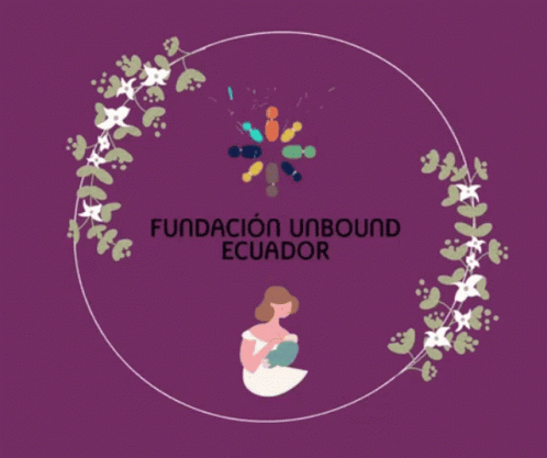 a round with the words fundacion unibunda eduador over it