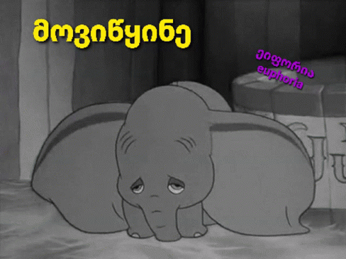 an elephant with a black and white background text is thai
