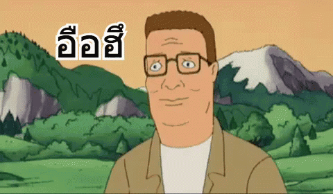 an animated cartoon shows a man in glasses
