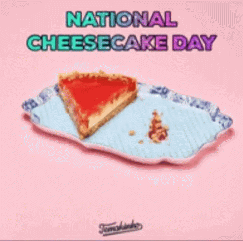 the national cheesecake day on tv
