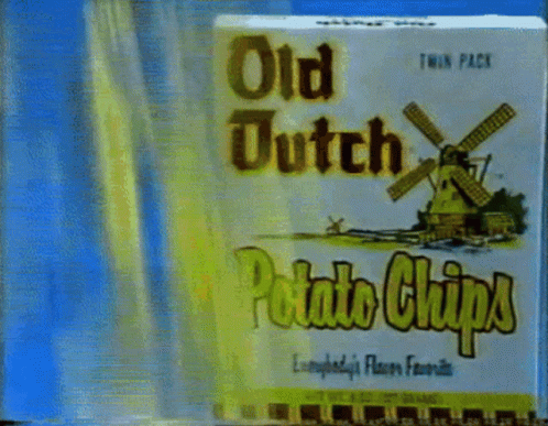 a vintage advertit for old dutch potato chips