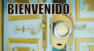 a blue door with a sign that says bevenidio