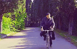 an image of a man on a bike