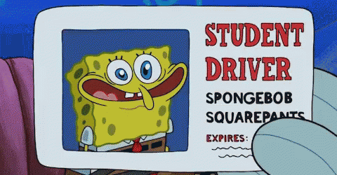 spongebob squarepants is the subject of the student driver activity