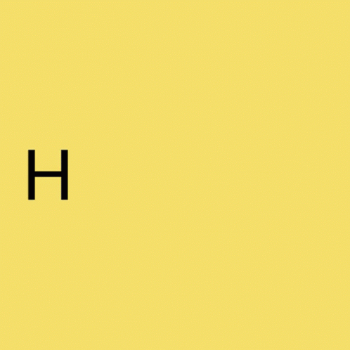 a computer generated image of the chemical symbol for h
