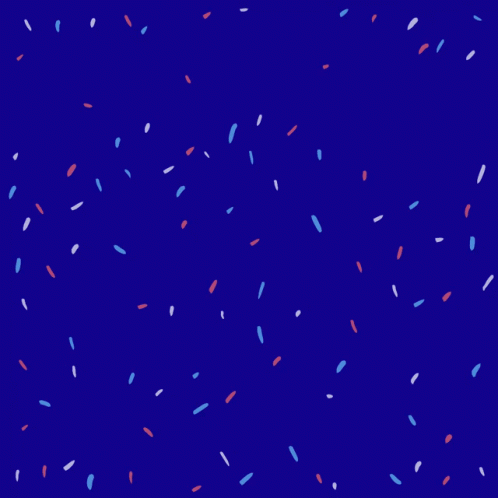 a lot of small red confetti on a red background
