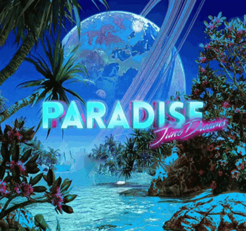 paradise and flowers from the title of the album