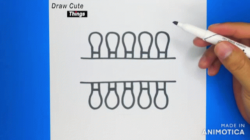 two hands are drawing identical sizes of the line on a piece of paper