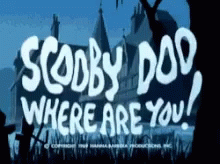 the title screen for the scoby dog movie, where are you?