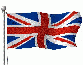 an english and british flag flying together