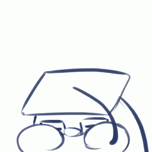 this is an outline of a graduation cap and glasses