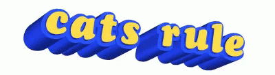the cat's true logo for a game