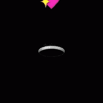 a black background with a rainbow heart and stars
