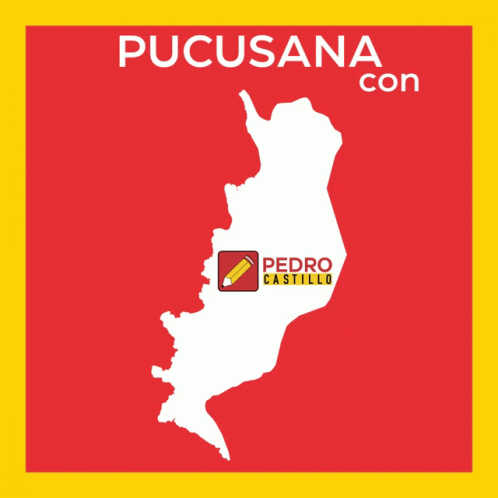 the logo of peru is shown on a map