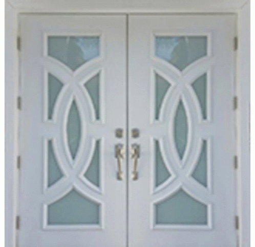 an image of a door with decorative glass on the outside
