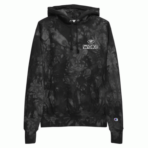a black hoodie with the word wooe printed on the front