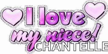 i love my niece by chantelle