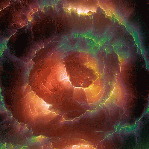 an abstract background of a spiral design made with fire and smoke