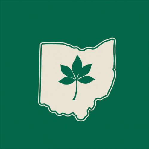 the state of pennsylvania in a green background