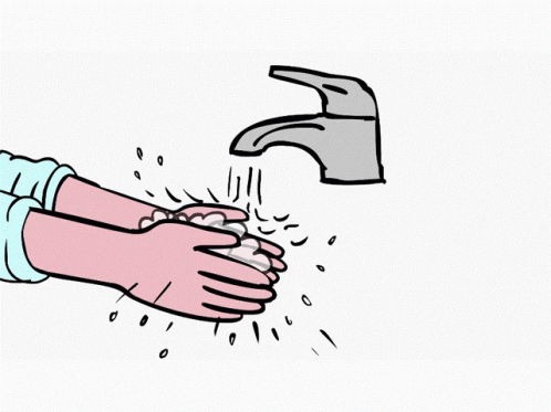 an image of a woman hand washing hands