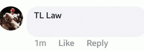 two texts with the same person talking about law