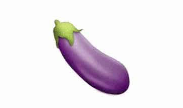 a purple, green and black object that looks like a cucumber