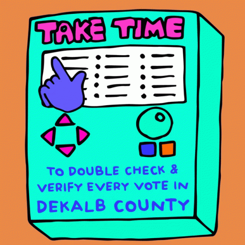 a drawing of a sign stating to don't use a vote