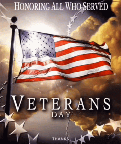 an image of the veterans day flyer