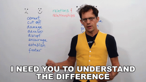 a man is writing on a whiteboard that says i need you to understand the phrase