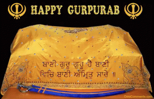 happy gururad on this blue decorated cake