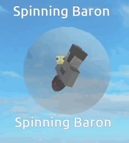 spining baron, spinning baron on the cover of the book spinning baron