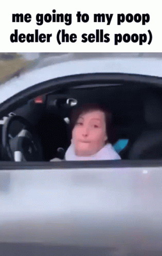 a small child's head is seen through a car window