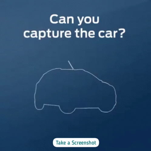 a picture with text reading can you capture the car?