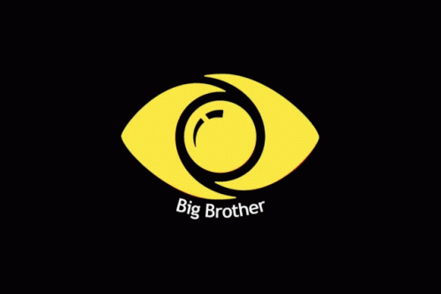 the big brother logo on a dark background