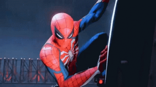 a very animated scene of spiderman dressed up as a lizard