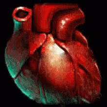 an altered po shows a blue heart with one side slightly open