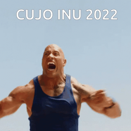 a man with blue paint on his body wearing a shirt that says cujo nuu 022