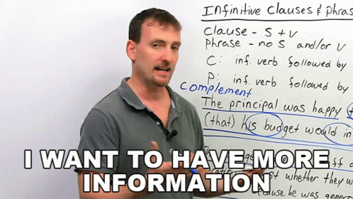 man explaining how to use information for web sites