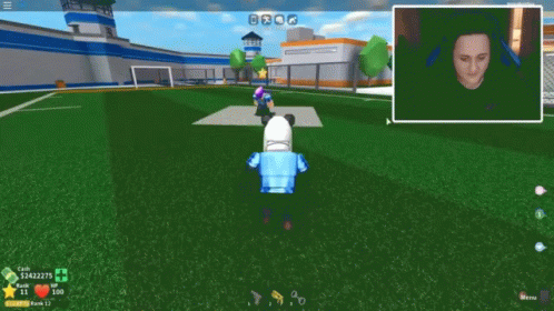 a computer generated s of a screen s of a person on a soccer field