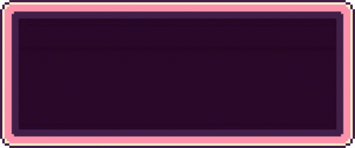 purple rectangular frame with an empty black square