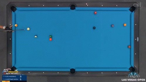 a yellow pool table with a black bottom