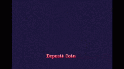 the cover for deposit coin, with the words in blue